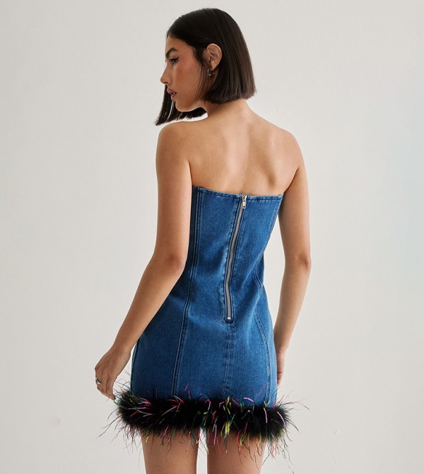 ناستي غال  - أزرق Mini Dresses