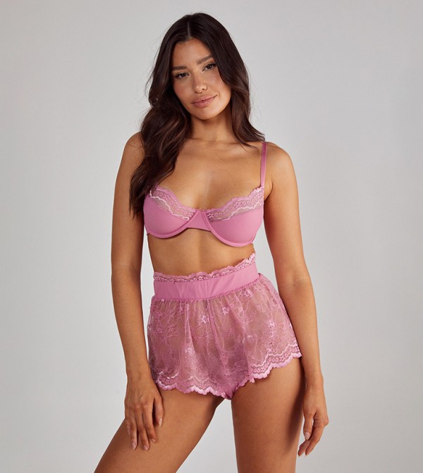 ناستي غال  لانجري - وردي Lingerie Sets