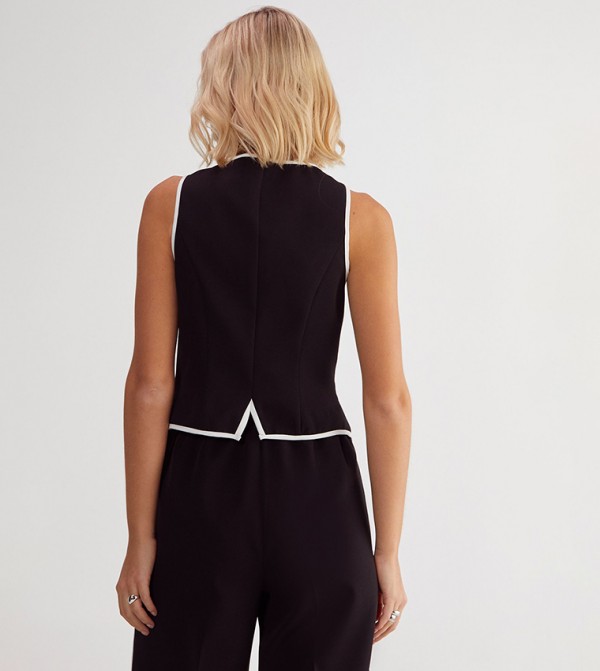 Nasty Gal Nasty Gal - Black Sleeveless Tops