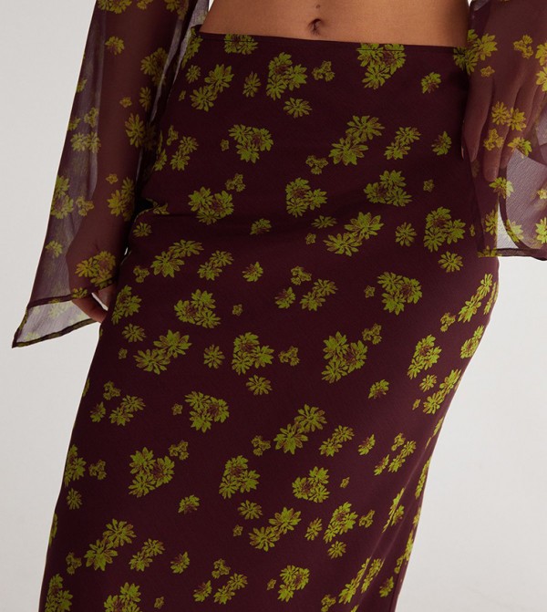 Nasty Gal Nasty Gal - CHOCOLATE Maxi Skirts