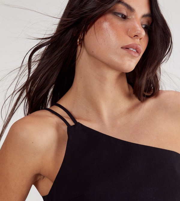 Nasty Gal Nasty Gal - Black Sleeveless Tops