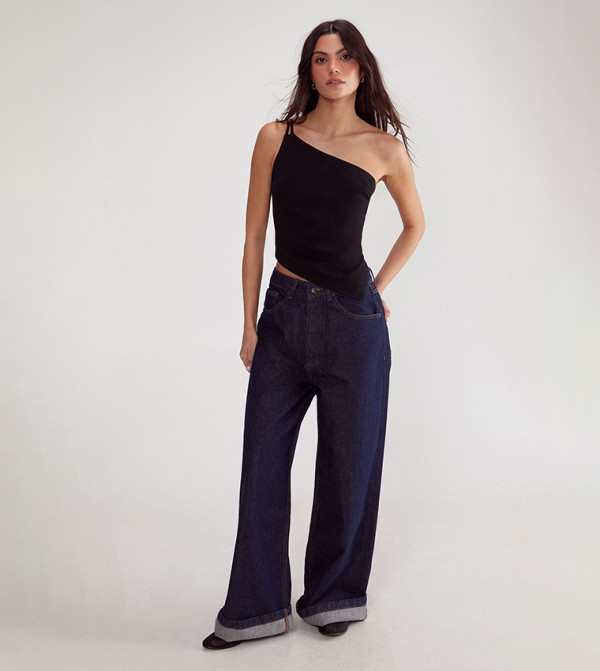 Nasty Gal Nasty Gal - Black Sleeveless Tops