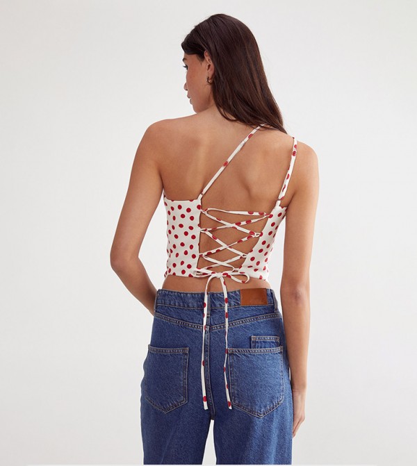 Nasty Gal Nasty Gal - White Cropped Tops