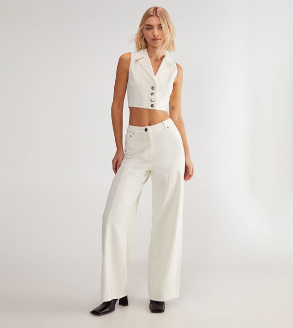 Nasty Gal  - Ecru Waistcoats