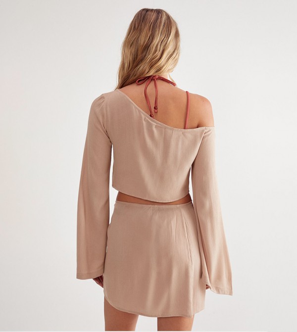 Nasty Gal  Swimwear - Beige Beachwear & Accessories
