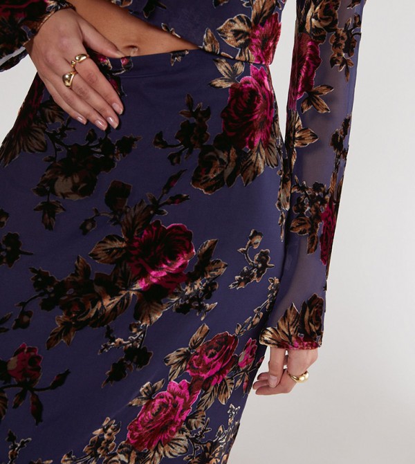 Nasty Gal Nasty Gal - Blue Maxi Skirts
