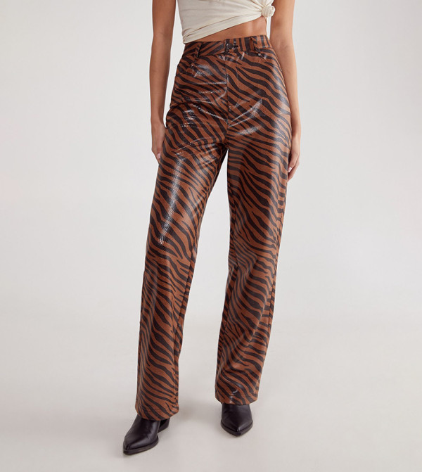Nasty Gal Clothing - Brown Casual Pants