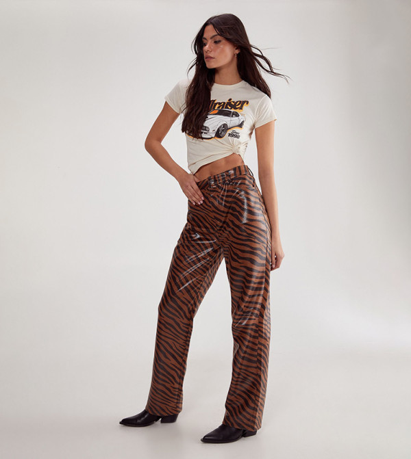 Nasty Gal Clothing - Brown Casual Pants