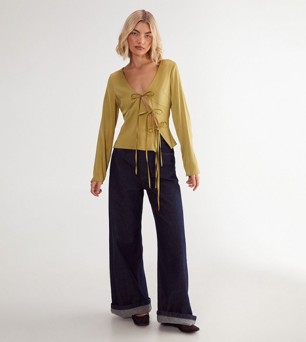 Nasty Gal Nasty Gal - Lime Casual Tops