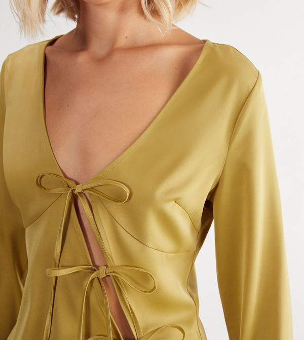 Nasty Gal Nasty Gal - Lime Casual Tops