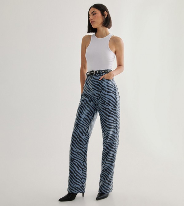 Nasty Gal Nasty Gal - Blue Casual Pants