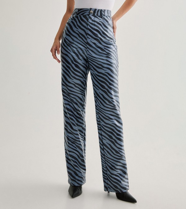 Nasty Gal Nasty Gal - Blue Casual Pants