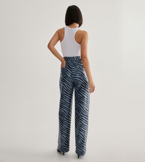 Nasty Gal Nasty Gal - Blue Casual Pants