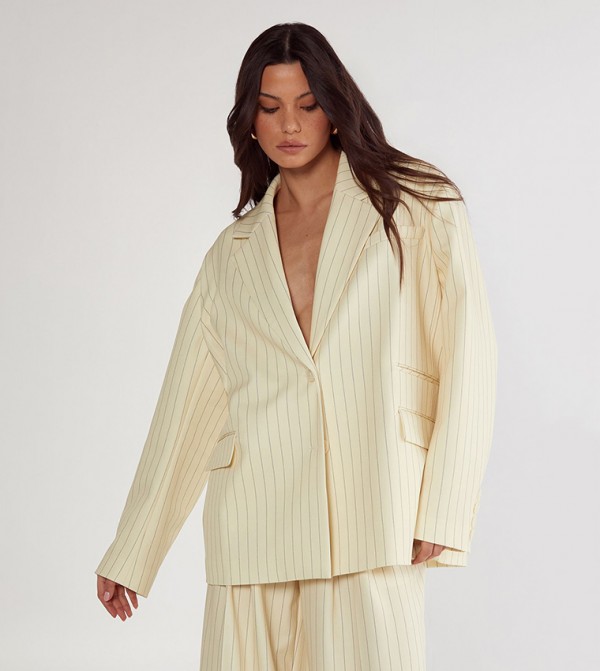 Nasty Gal  Jackets & Coats - Yellow Blazers