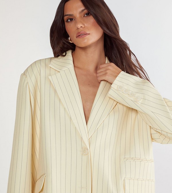 Nasty Gal  Jackets & Coats - Yellow Blazers