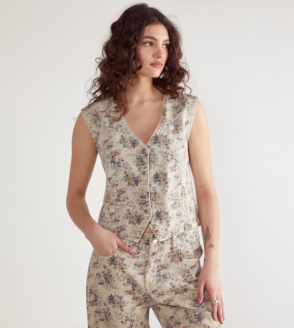 Nasty Gal Nasty Gal - Beige Waistcoats