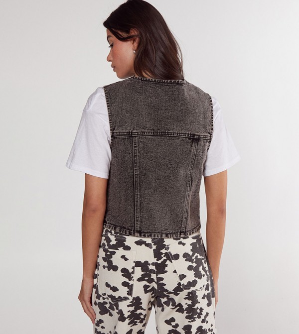 Nasty Gal Nasty Gal - Grey Denim Jackets