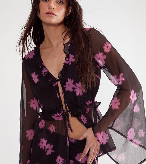 Nasty Gal  - Black Casual Tops