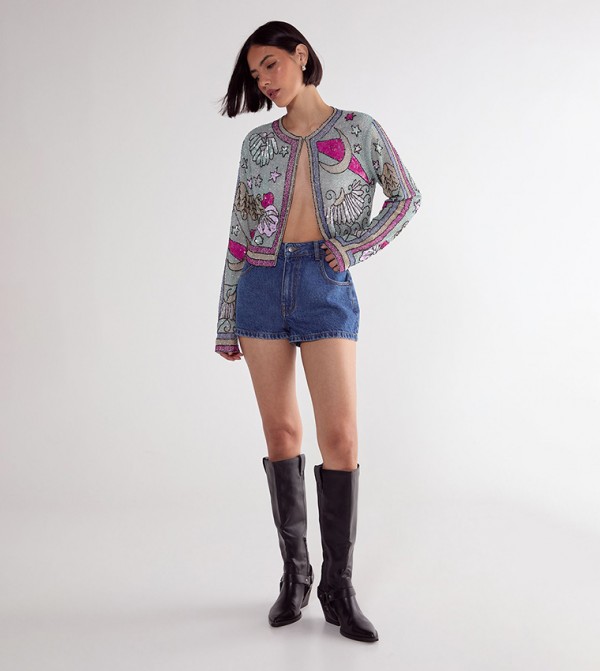 Nasty Gal Nasty Gal - Blue Casual Jackets