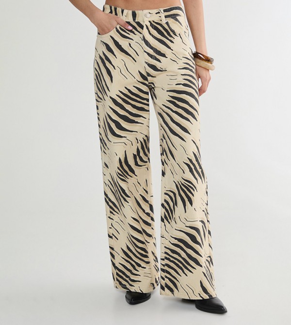 Nasty Gal  - Multi Wide Leg Jeans