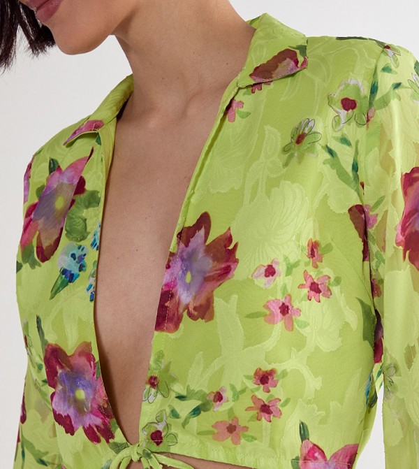 ناستي غال ناستي غال - أخضر Cropped Tops