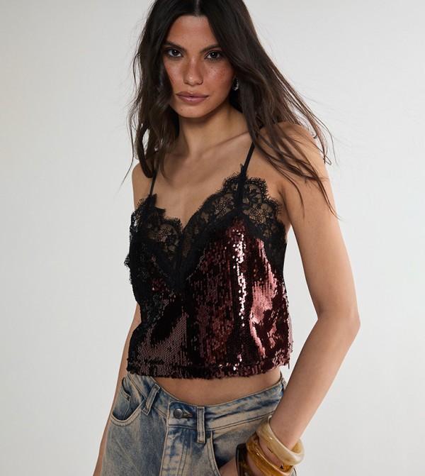 Nasty Gal Nasty Gal - Brown Cropped Tops