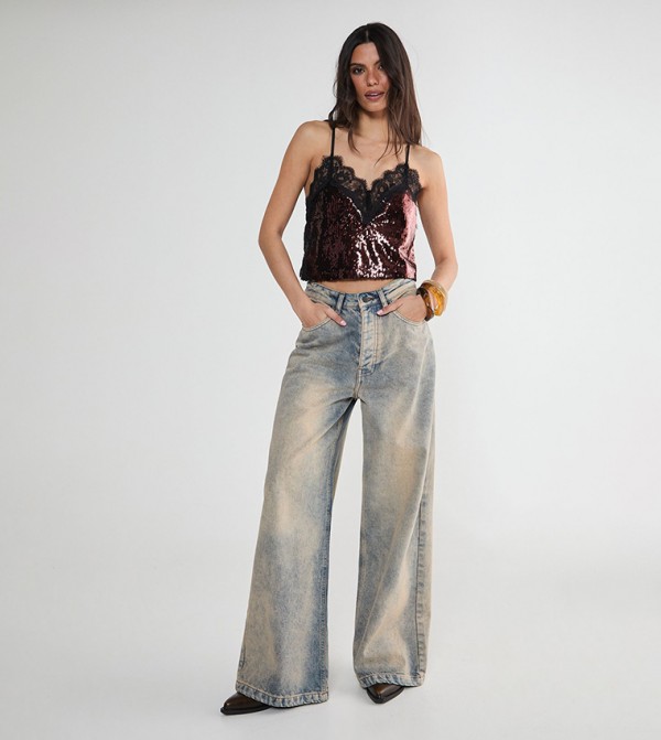 Nasty Gal Nasty Gal - Brown Cropped Tops