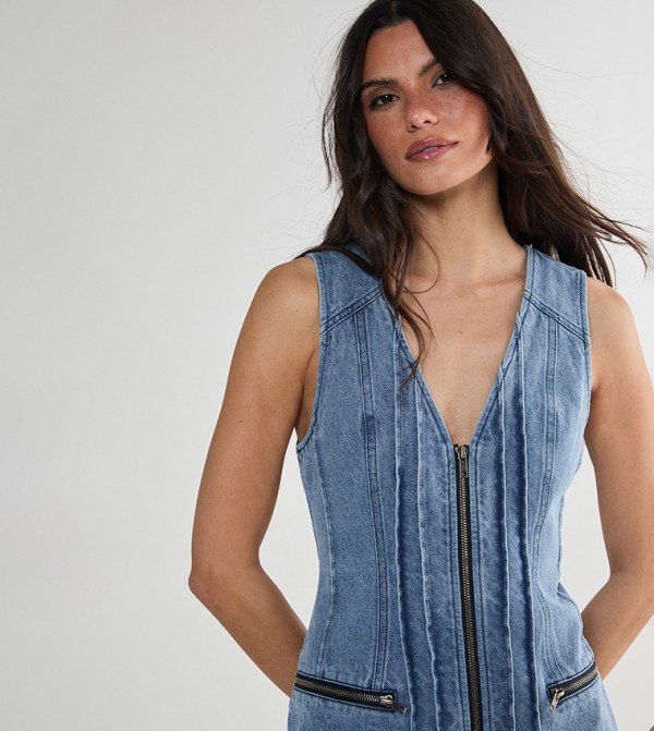 Nasty Gal Nasty Gal - Blue Casual Dresses