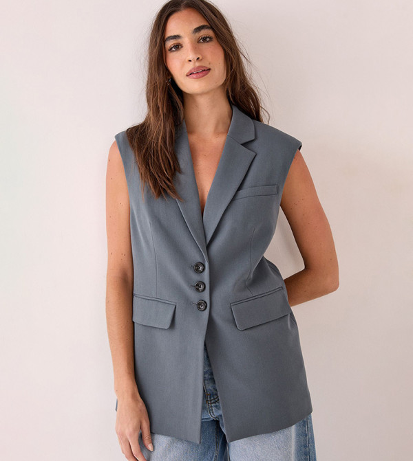 ناستي غال - اوتليت  - رمادي معاطف للخصر