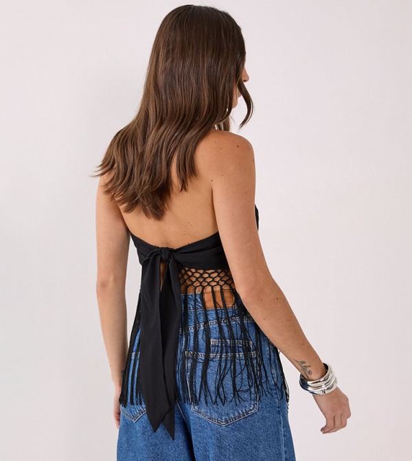 Nasty Gal Nasty Gal - Black Sleeveless Tops