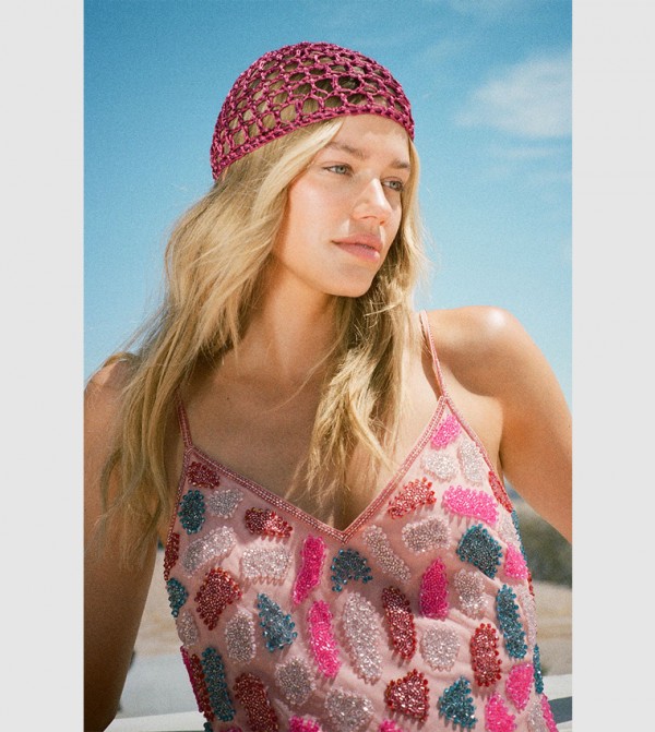 Nasty Gal  Caps & Hats - Pink Beanies