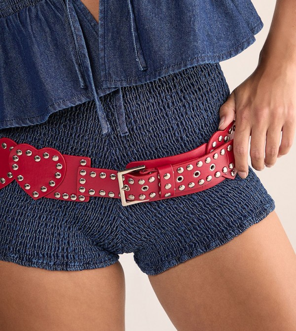 Nasty Gal  Belts - Red Non Leather Belts