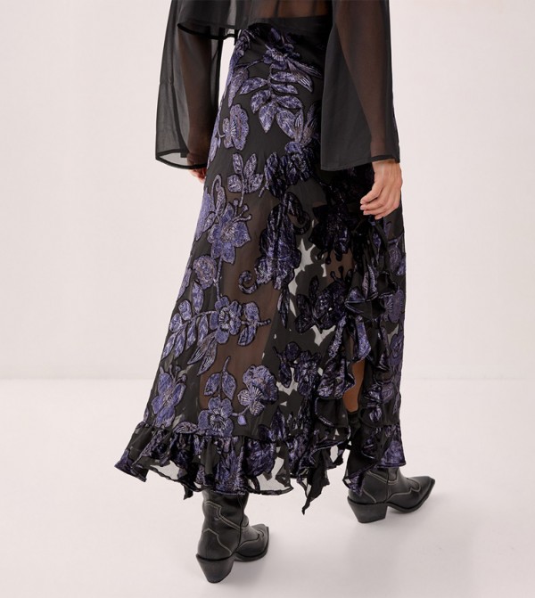 ناستي غال  ملابس - أسود Midi Skirts