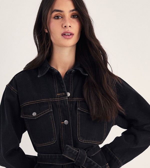 Nasty Gal Nasty Gal - Black Shirt & T-Shirt Dresses
