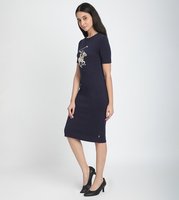 بيفرلي هيلز بولو كلوب فساتين ميني - كحلي مزرق فساتين كاجوال