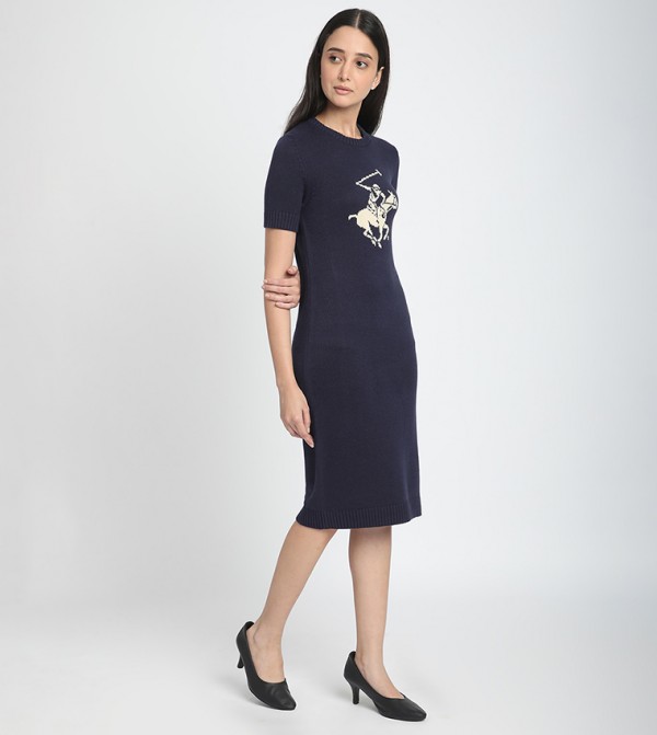 بيفرلي هيلز بولو كلوب فساتين ميني - كحلي مزرق فساتين كاجوال