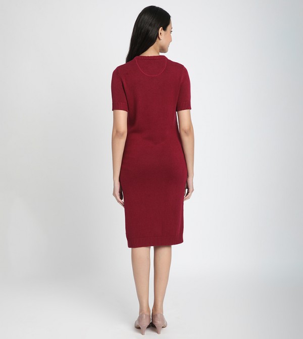 بيفرلي هيلز بولو كلوب فساتين ميني - ماروني فساتين كاجوال