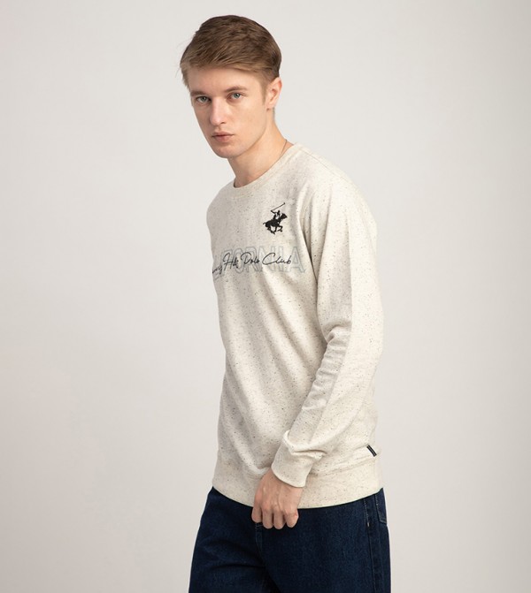 Beverly Hills Polo Club  Hoodies & Sweatshirts - Ivory Sweatshirts