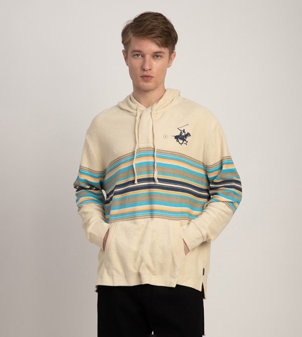 Beverly Hills Polo Club  Hoodies & Sweatshirts - Cream Hoodies