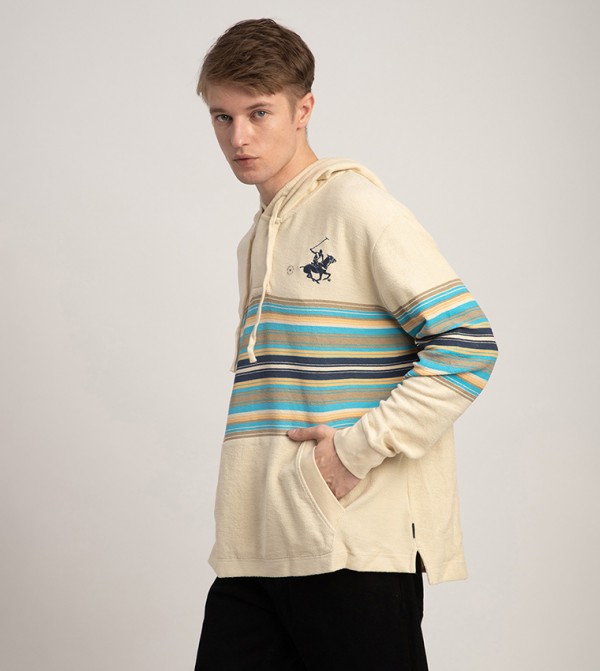 Beverly Hills Polo Club  Hoodies & Sweatshirts - Cream Hoodies