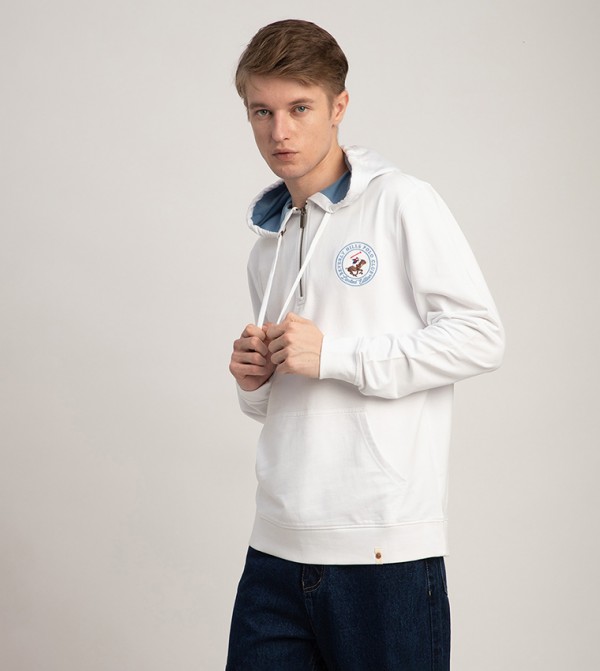 Beverly Hills Polo Club  Hoodies & Sweatshirts - White Hoodies