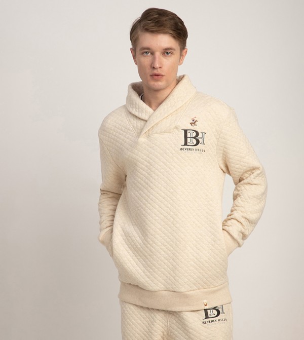Beverly Hills Polo Club  Hoodies & Sweatshirts - Beige Hoodies