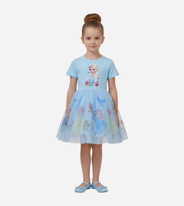 بيداني بيداني - أزرق فستان كاجوال 