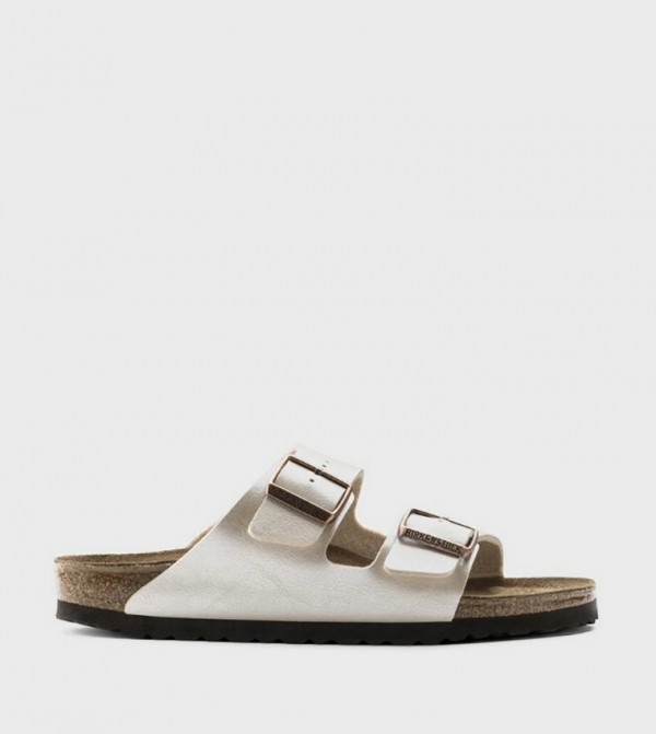 Birkenstock Birkenstock - White Flat Sandals