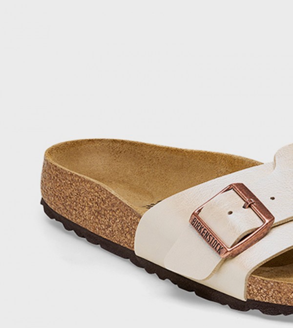 Birkenstock Birkenstock - White Flat Sandals