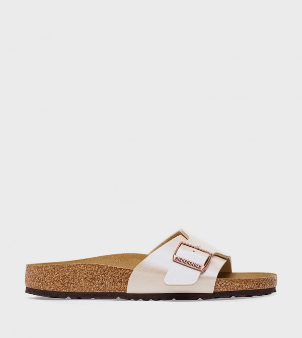 Birkenstock Birkenstock - White Flat Sandals