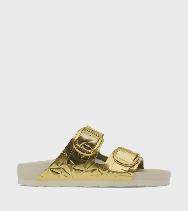 Birkenstock Birkenstock - Gold Flat Sandals