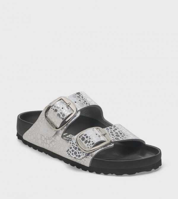 Birkenstock Birkenstock - Silver Flat Sandals