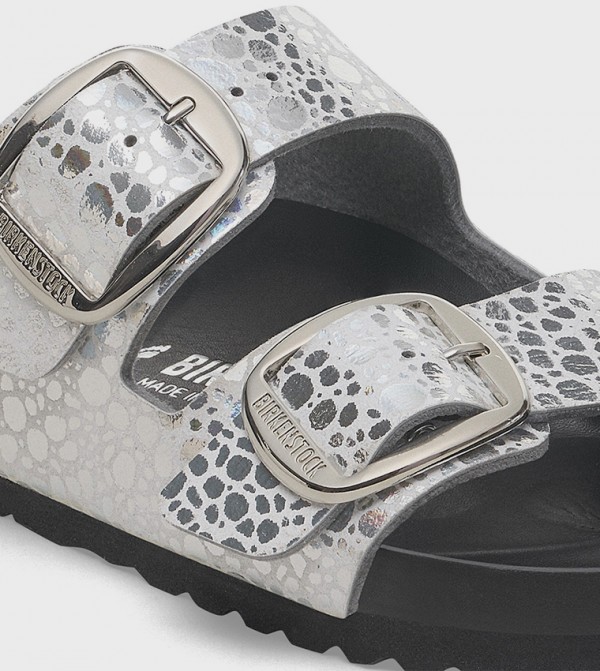 Birkenstock Birkenstock - Silver Flat Sandals