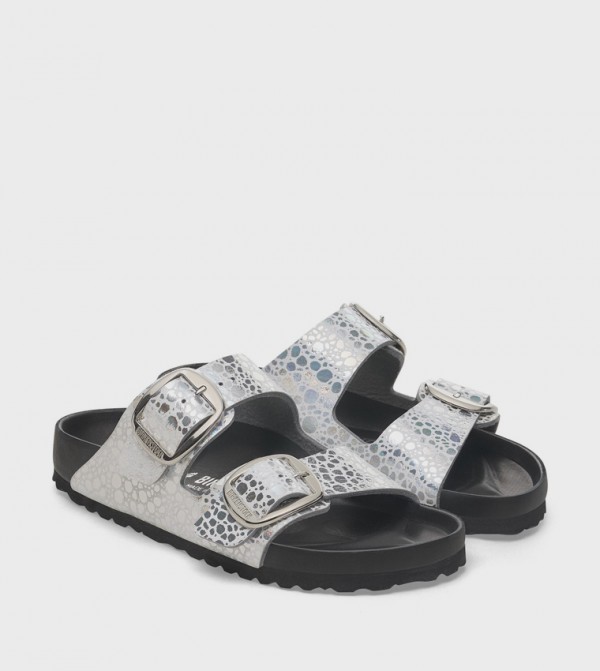 Birkenstock Birkenstock - Silver Flat Sandals
